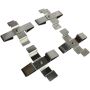 MPA 1003-1637M Quality-Built Black Series Semi-Metallic Brake Pads w/ Hardware