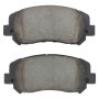 MPA 1003-1640AC Quality-Built Black Series Ceramic Brake Pads w/ Hardware