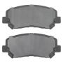 MPA 1003-1640BC Quality-Built Black Series Ceramic Brake Pads w/ Hardware