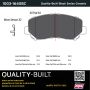 MPA 1003-1640BC Quality-Built Black Series Ceramic Brake Pads w/ Hardware
