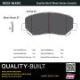 MPA 1003-1640C Quality-Built Black Series Ceramic Brake Pads w/ Hardware