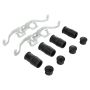 MPA 1003-1645C Quality-Built Black Series Ceramic Brake Pads w/ Hardware