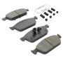 MPA 1003-1645M Quality-Built Black Series Semi-Metallic Brake Pads w/ Hardware