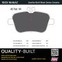 MPA 1003-1646AC Quality-Built Black Series Ceramic Brake Pads w/ Hardware