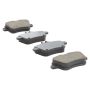 MPA 1003-1646BM Quality-Built Black Series Semi-Metallic Brake Pads w/ Hardware