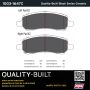 MPA 1003-1647C Quality-Built Black Series Ceramic Brake Pads w/ Hardware