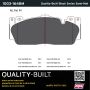 MPA 1003-1648M Quality-Built Black Series Semi-Metallic Brake Pads w/ Hardware