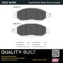 MPA 1003-1649C Quality-Built Black Series Ceramic Brake Pads w/ Hardware