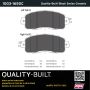 MPA 1003-1650C Quality-Built Black Series Ceramic Brake Pads w/ Hardware