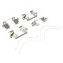 MPA 1003-1654C Quality-Built Black Series Ceramic Brake Pads w/ Hardware