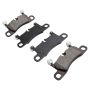 MPA 1003-1655M Quality-Built Black Series Semi-Metallic Brake Pads w/ Hardware