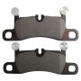 MPA 1003-1655M Quality-Built Black Series Semi-Metallic Brake Pads w/ Hardware
