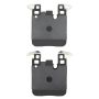 MPA 1003-1656M Quality-Built Black Series Semi-Metallic Brake Pads w/ Hardware