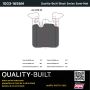 MPA 1003-1656M Quality-Built Black Series Semi-Metallic Brake Pads w/ Hardware