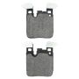MPA 1003-1656M Quality-Built Black Series Semi-Metallic Brake Pads w/ Hardware