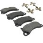 MPA 1003-1664M Quality-Built Black Series Semi-Metallic Brake Pads