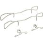 MPA 1003-1665AC Quality-Built Black Series Ceramic Brake Pads w/ Hardware