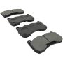 MPA 1003-1666M Quality-Built Black Series Semi-Metallic Brake Pads
