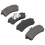 MPA 1003-1669M Quality-Built Black Series Semi-Metallic Brake Pads