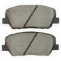 MPA 1003-1675C Quality-Built Black Series Ceramic Brake Pads w/ Hardware