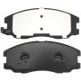 MPA 1003-1678M Quality-Built Black Series Semi-Metallic Brake Pads w/ Hardware