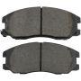 MPA 1003-1678M Quality-Built Black Series Semi-Metallic Brake Pads w/ Hardware