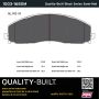 MPA 1003-1680M Quality-Built Black Series Semi-Metallic Brake Pads w/ Hardware