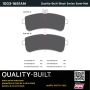 MPA 1003-1681AM Quality-Built Black Series Semi-Metallic Brake Pads