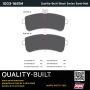 MPA 1003-1681M Quality-Built Black Series Semi-Metallic Brake Pads
