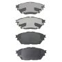 MPA 1003-1682M Quality-Built Black Series Semi-Metallic Brake Pads w/ Hardware