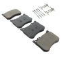 MPA 1003-1688C Quality-Built Black Series Ceramic Brake Pads w/ Hardware