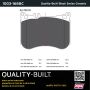 MPA 1003-1688C Quality-Built Black Series Ceramic Brake Pads w/ Hardware