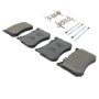 MPA 1003-1688M Quality-Built Black Series Semi-Metallic Brake Pads w/ Hardware