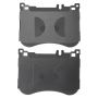 MPA 1003-1688M Quality-Built Black Series Semi-Metallic Brake Pads w/ Hardware