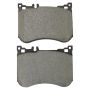 MPA 1003-1688M Quality-Built Black Series Semi-Metallic Brake Pads w/ Hardware