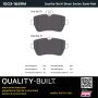 MPA 1003-1689M Quality-Built Black Series Semi-Metallic Brake Pads