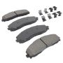 MPA 1003-1691M Quality-Built Black Series Semi-Metallic Brake Pads w/ Hardware