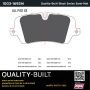 MPA 1003-1692M Quality-Built Black Series Semi-Metallic Brake Pads w/ Hardware