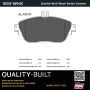MPA 1003-1694C Quality-Built Black Series Ceramic Brake Pads w/ Hardware