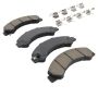 MPA 1003-1695C Quality-Built Black Series Ceramic Brake Pads w/ Hardware