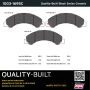 MPA 1003-1695C Quality-Built Black Series Ceramic Brake Pads w/ Hardware