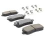 MPA 1003-1698C Quality-Built Black Series Ceramic Brake Pads w/ Hardware