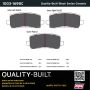 MPA 1003-1698C Quality-Built Black Series Ceramic Brake Pads w/ Hardware