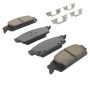 MPA 1003-1707C Quality-Built Black Series Ceramic Brake Pads w/ Hardware