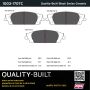 MPA 1003-1707C Quality-Built Black Series Ceramic Brake Pads w/ Hardware