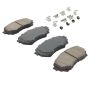 MPA 1003-1711C Quality-Built Black Series Ceramic Brake Pads w/ Hardware