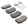 MPA 1003-1718C Quality-Built Black Series Ceramic Brake Pads w/ Hardware