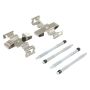 MPA 1003-1718C Quality-Built Black Series Ceramic Brake Pads w/ Hardware