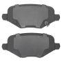 MPA 1003-1719C Quality-Built Black Series Ceramic Brake Pads w/ Hardware