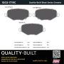 MPA 1003-1719C Quality-Built Black Series Ceramic Brake Pads w/ Hardware
